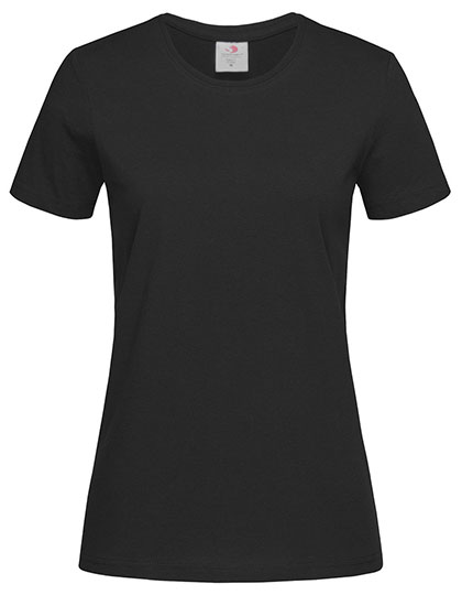 Dámské tričko Stedman Classic-T Fitted Women - black opal,