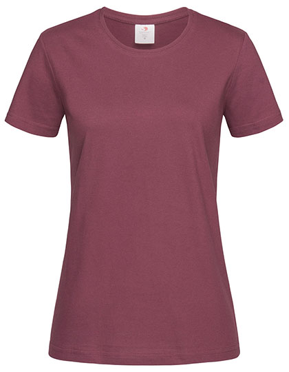 Dámské tričko Stedman Classic-T Fitted Women - burgundy,