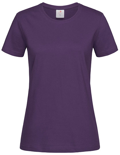 Dámské tričko Stedman Classic-T Fitted Women - deep berry,