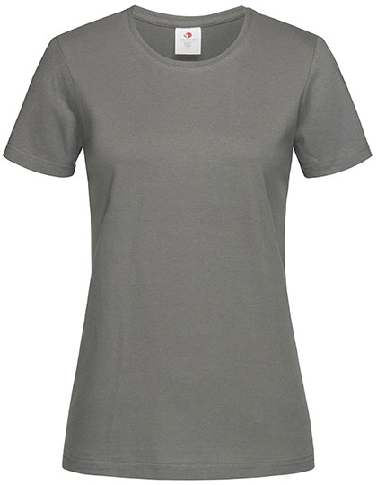 Dámské tričko Stedman Classic-T Fitted Women - real grey,