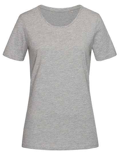 Dámské tričko Stedman Crew Neck T "Lux" Women - grey heather,
