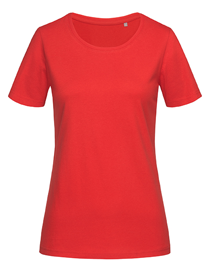 Dámské tričko Stedman Crew Neck T "Lux" Women - scarlet red,