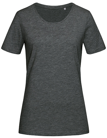 Dámské tričko Stedman Crew Neck T "Lux" Women - dark grey heather,