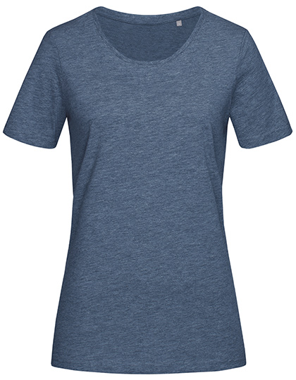 Dámské tričko Stedman Crew Neck T "Lux" Women - dark denim heather,