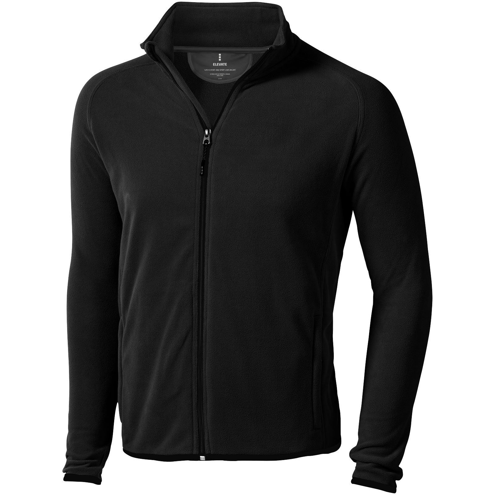 Pánská fleecová bunda Elevate Brossard - solid black,