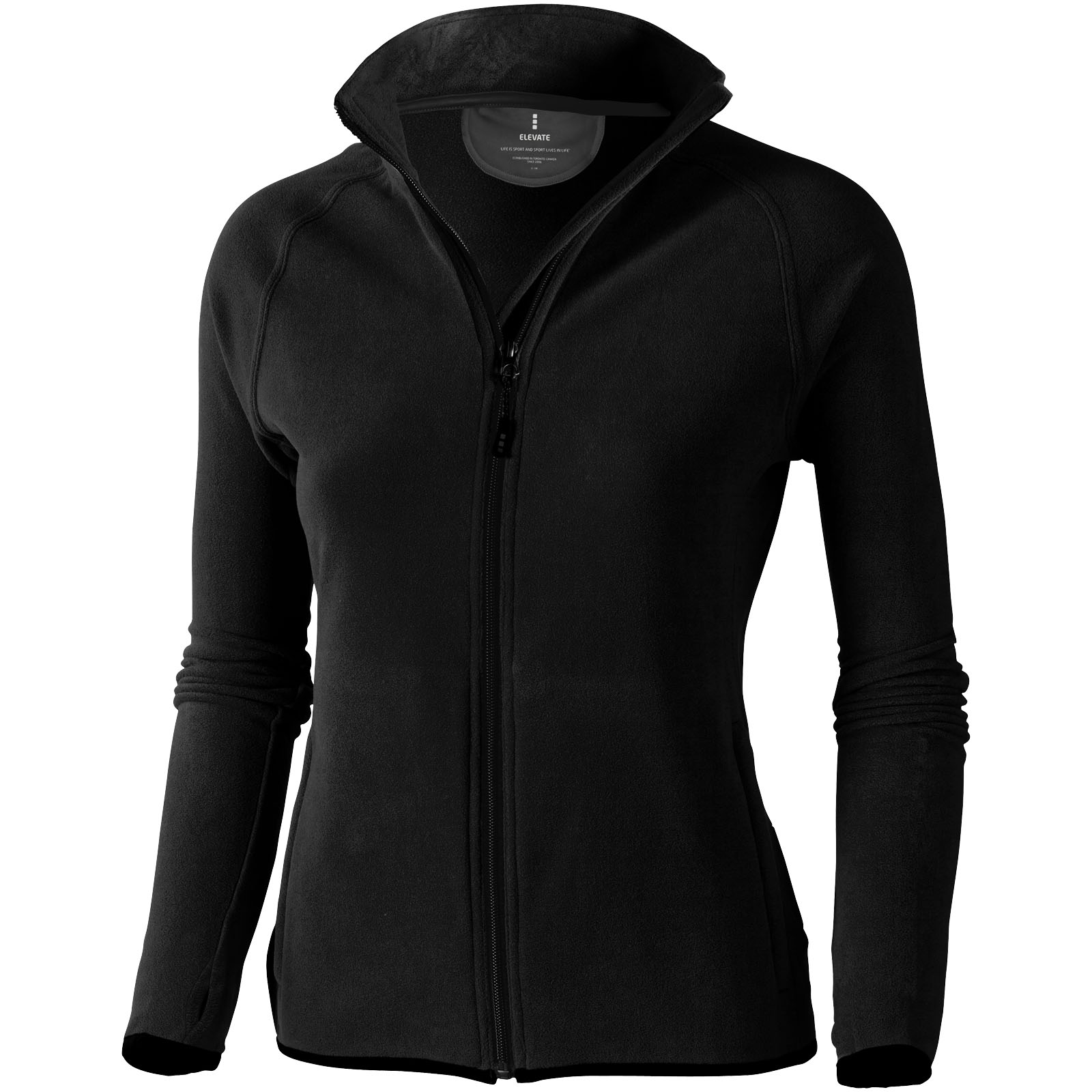 Dámská fleecová bunda Elevate Brossard - solid black,