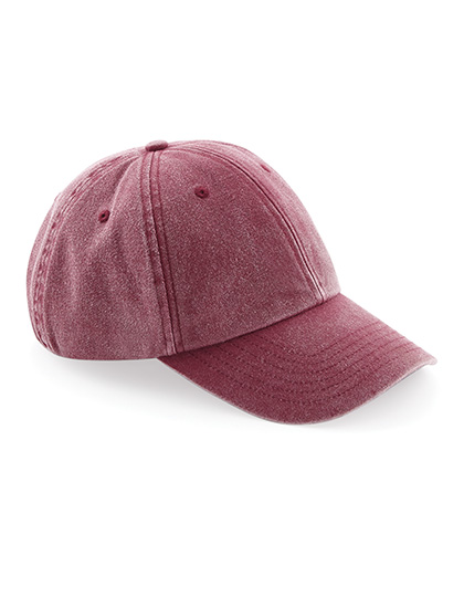 Kšiltovka Beechfield Low Profile Vintage Cap Vintage Red Univerzální