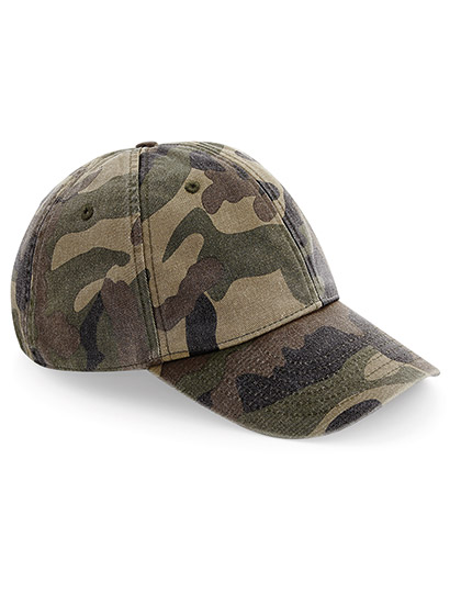 Kšiltovka Beechfield Low Profile Vintage Cap Vintage Jungle Camo Univerzální