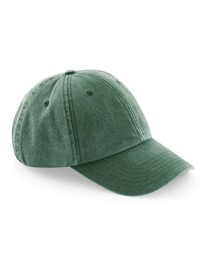 Kšiltovka Beechfield Low Profile Vintage Cap Vintage Bottle Green Univerzální