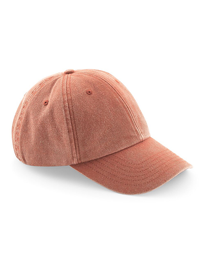 Kšiltovka Beechfield Low Profile Vintage Cap Vintage Orange Univerzální
