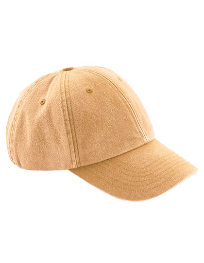 Kšiltovka Beechfield Low Profile Vintage Cap Vintage Mustard Univerzální