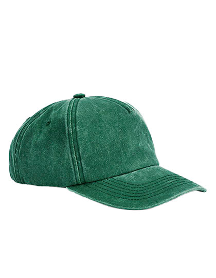 Kšiltovka Beechfield Relaxed 5 Panel Vintage Cap Vintage Bottle Green Univerzální