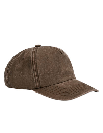 Kšiltovka Beechfield Relaxed 5 Panel Vintage Cap Vintage Brown Univerzální