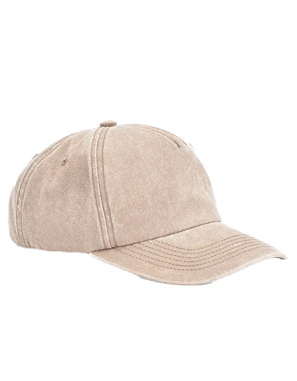 Kšiltovka Beechfield Relaxed 5 Panel Vintage Cap Vintage Stone Univerzální