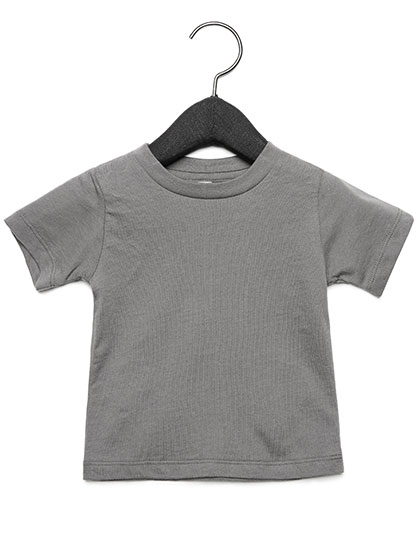 Dětské tričko s krátkým rukávem Canvas Baby Jersey Short Sleeve Tee Asphalt (Solid)