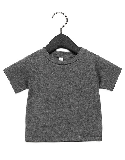 Dětské tričko s krátkým rukávem Canvas Baby Jersey Short Sleeve Tee Dark Grey Heather