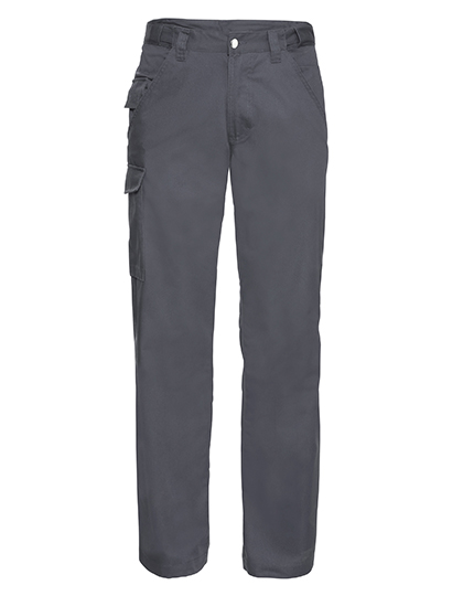 Russell | Poly/ Twill Trousers - convoy grey (solid),