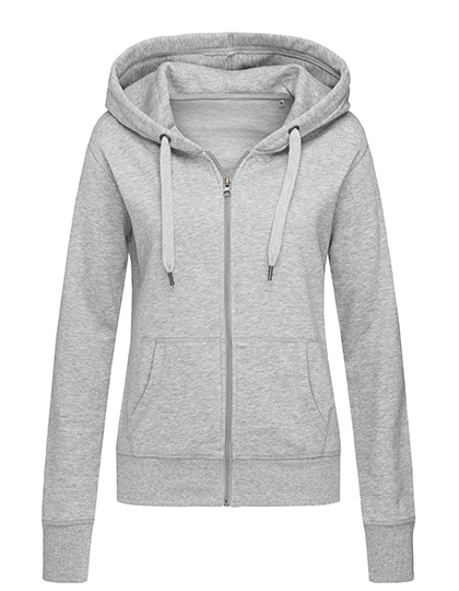 Klasická dámská mikina Stedman® Sweat Jacket Select Women Grey Heather