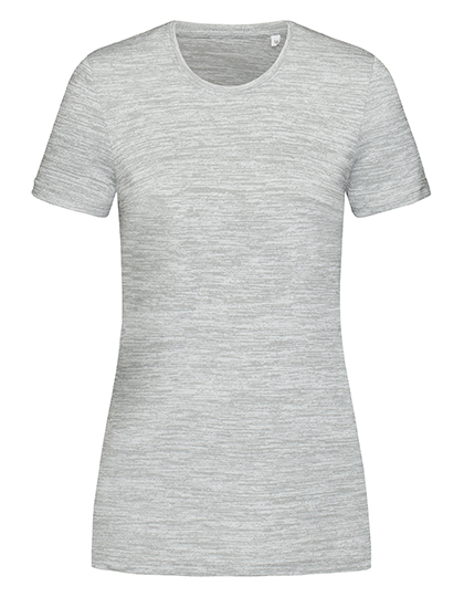 Dámské tričko s krátkým rukávem Stedman® Intense Tech Women Grey Heather