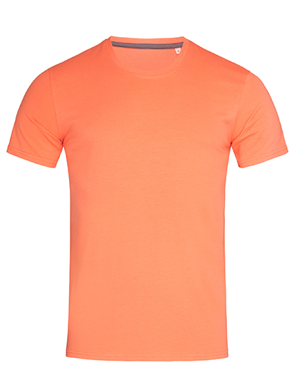 Tričko s krátkým rukávem Stedman® Clive Crew Neck Salmon