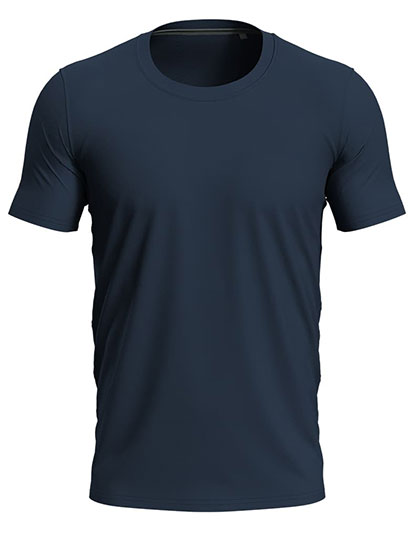 Tričko s krátkým rukávem Stedman® Clive Crew Neck Blue Midnight