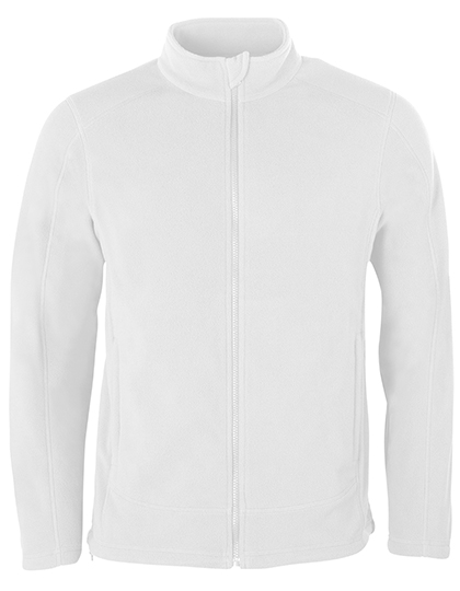 Men´s Full- Zip Fleece Jacket - white,