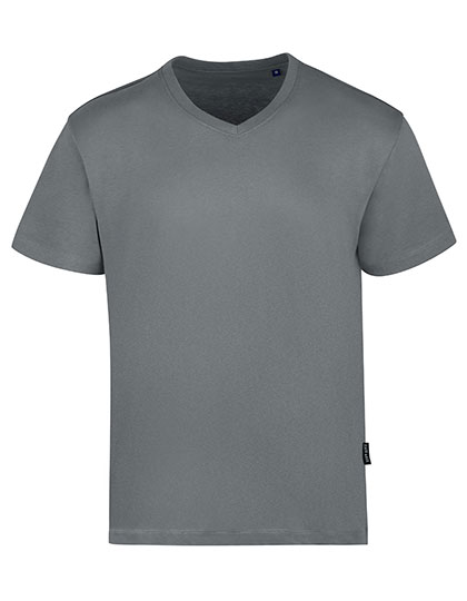 HRM Men´s Luxury V-Neck Tees - stone,