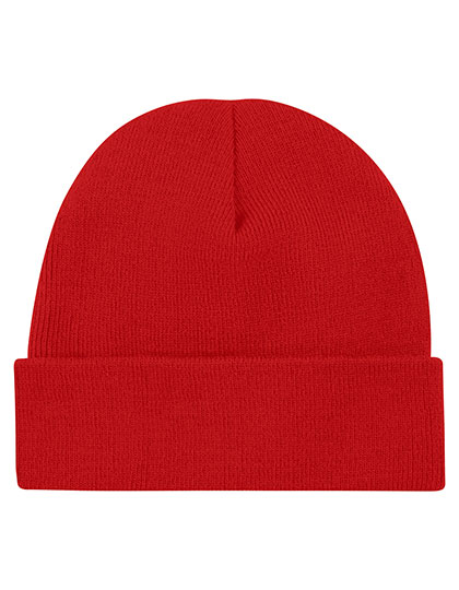 L-merch Knitted Hat - red, Univerzální