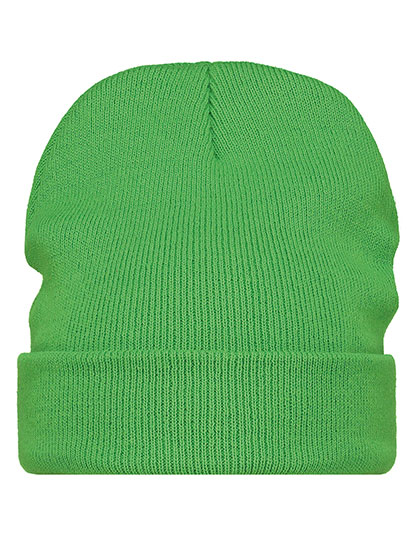 L-merch Knitted Hat - lime green, Univerzální
