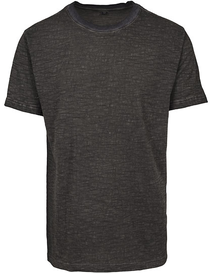 Build Your Brand | Spray Dye Tee - darkgrey (spray dye),