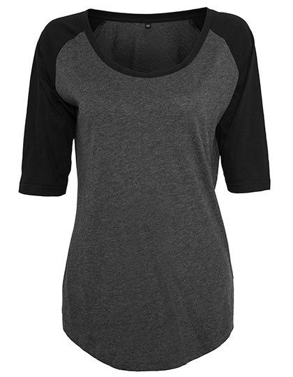 Build Your Brand | Ladies´ 3/4 Contrast Raglan Tee