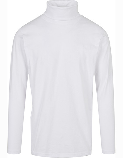 Build Your Brand | Turtle Neck LS - white,