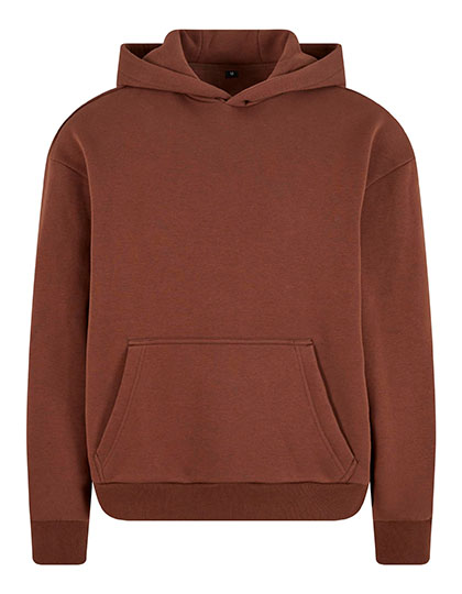 Build Your Brand | Fluffy Hoody - chocoloate brown,