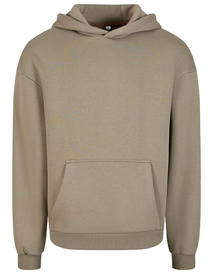 Build Your Brand | Fluffy Hoody - pale olive,