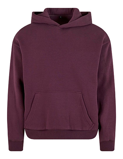 Build Your Brand | Fluffy Hoody - plum purple,