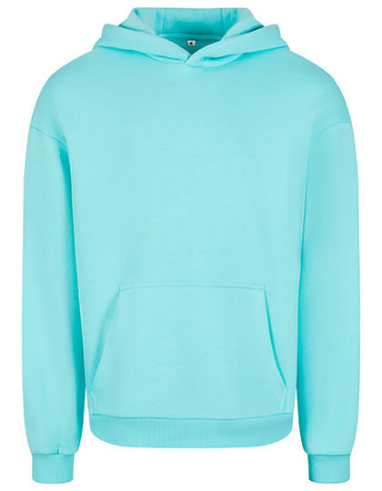 Build Your Brand | Fluffy Hoody - beryl blue,