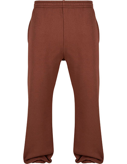 Build Your Brand | Fluffy Sweatpants - chocoloate brown,