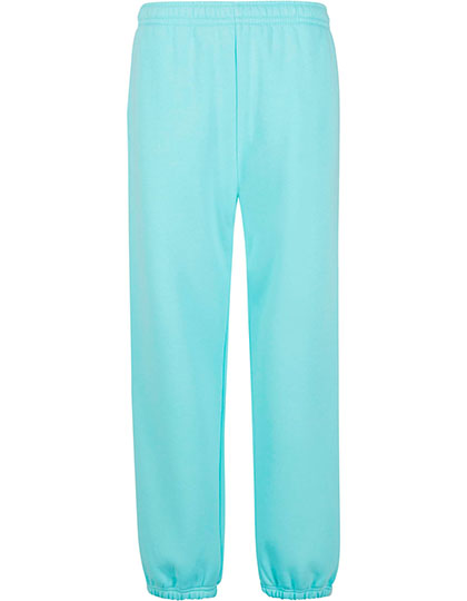 Build Your Brand | Fluffy Sweatpants - beryl blue,