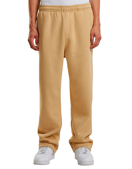 Build Your Brand | Fluffy Track Sweatpants - u. beige,