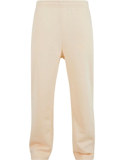 Build Your Brand | Fluffy Track Sweatpants - white sand,
