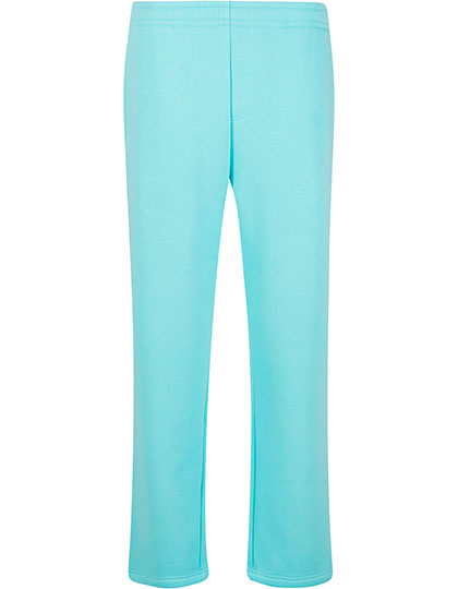 Build Your Brand | Fluffy Track Sweatpants - beryl blue,