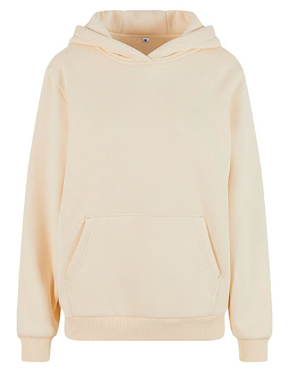 Build Your Brand | Ladies Fluffy Hoody - white sand,