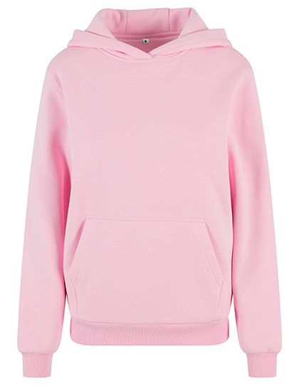 Build Your Brand | Ladies Fluffy Hoody - soft pink,