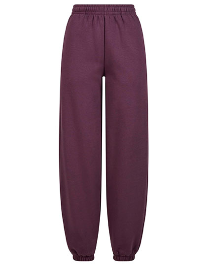 Build Your Brand | Ladies Fluffy Sweatpants - plum purple,