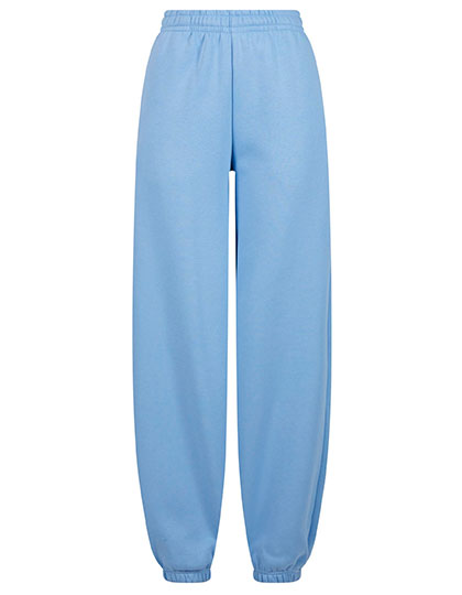 Build Your Brand | Ladies Fluffy Sweatpants - powder blue,