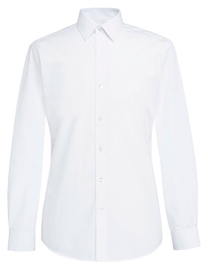 Brook Taverner | Men´s Slim Fit Shirt Vulcan LS - white,
