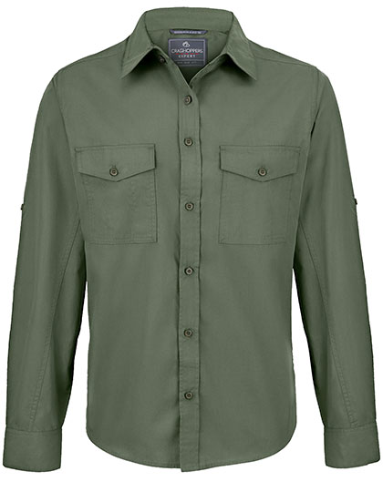 Craghoppers Expert | Expert Kiwi LSd Shirt - dark cedar green,