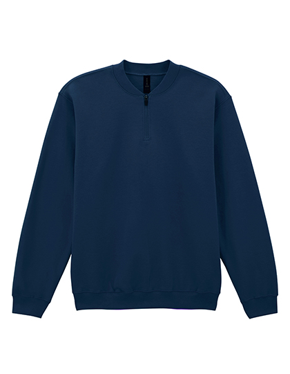 Gildan | Softstyle® Midweight Adult Fleece 1/4 Zip Sweatshirt - navy,