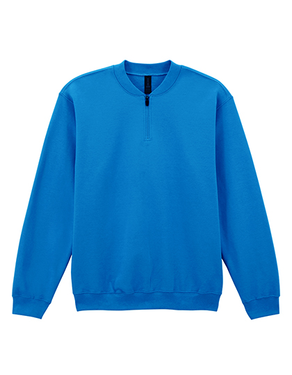 Gildan | Softstyle® Midweight Adult Fleece 1/4 Zip Sweatshirt - royal,