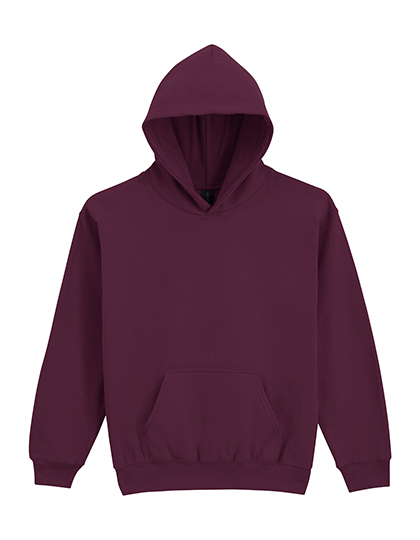 Gildan | Softstyle® Midweight Fleece Youth Hoodie - maroon,
